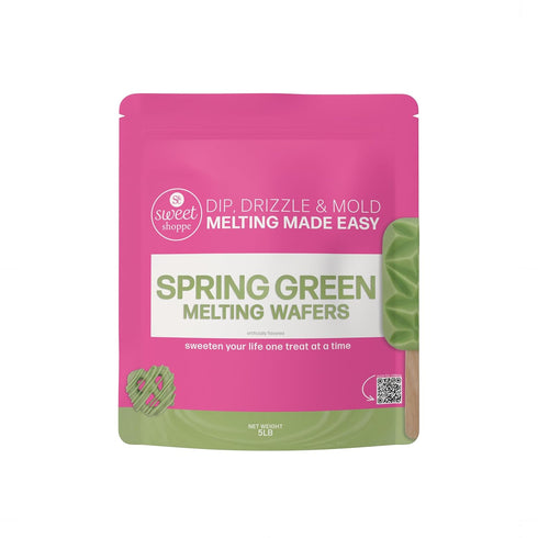 Sweet Shoppe Spring Green Melting Wafers, 5 pounds