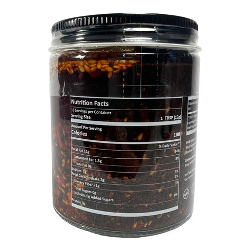 CHiNGONAs Salsa Macha - Gourmet Mexican Oil-based Chili Crunch Sauce, Vegan and Gluten-Free, Crunchy Chili Oil, 6 oz