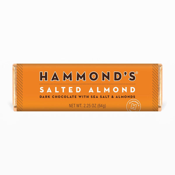 Salted Almond Dark Chocolate Bars, 1 Bar Count