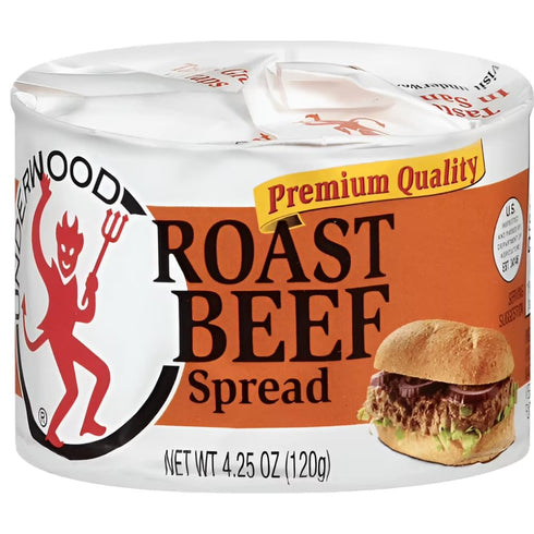 Underwood Roast Beef Spread 4.25 Oz (Pack of 6)