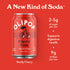 12 oz OLIPOP Prebiotic Soda Pop, Cherry Cola, Prebiotics, Botanicals, Plant Fiber, fl can