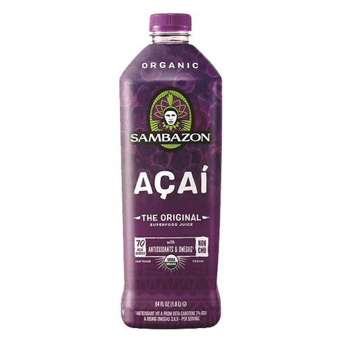 Grocerama 64 oz. (2 Pack) Sambzon Organic Acai Juice, fl.