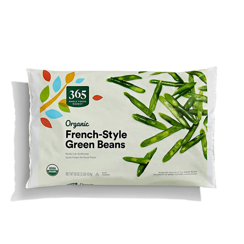 365 by Whole Foods Market , Organic French Style Green Beans, 16 oz (Frozen)