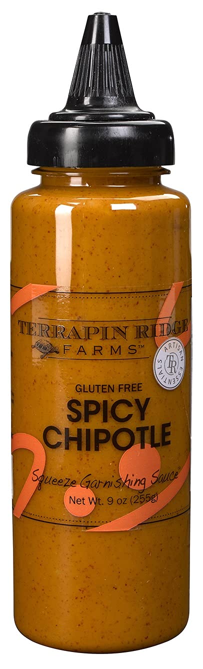 Terrapin Ridge Farms Gourmet Spicy Chipotle Garnishing Sauce, 9 Ounce Bottle