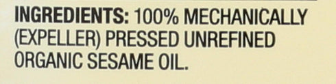 16 oz Spectrum Organic Sesame Oil, Unrefined