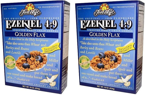 Food For Life Cereal Ezekiel 4:9 Golden Flax, 16 OZ (Pack of