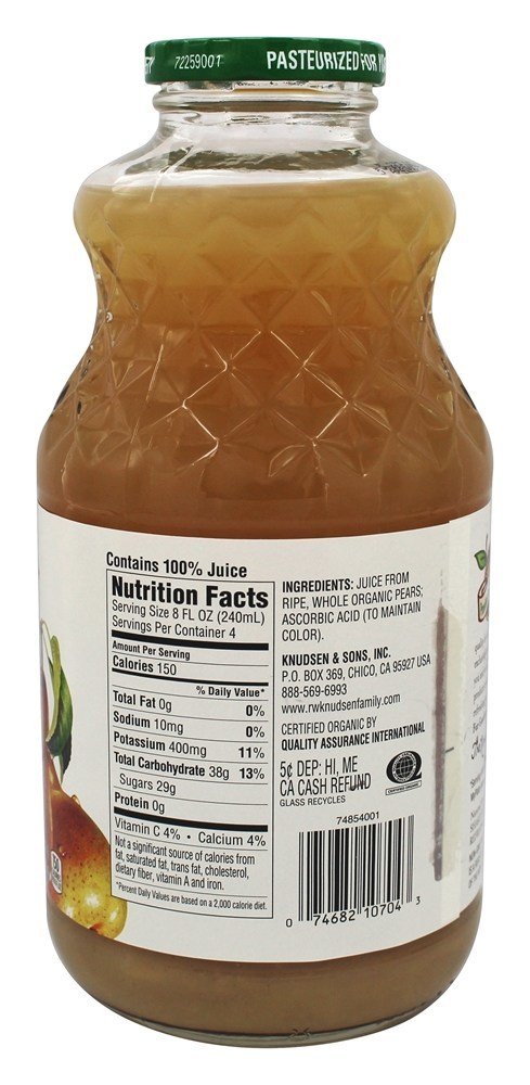 32 oz. R.W. Knudsen - Organic Juice Pear