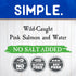 5 oz (Pack 12) Blue Harbor Fish Co. Wild Pink Salmon in Water No Salt Added - Can