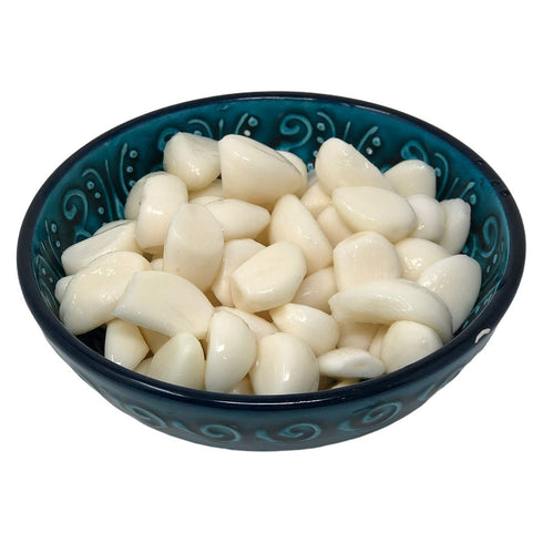 Lara's Gourmet Passions (16 oz) Lara's Pickled Garlic Cloves in Jar fl - Crunchy and Mild Flavor - Long Shelf Life