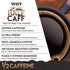100 100% World's Best Half Caff Dark Roast Coffee Pods, ct, Single Serve Pods Arabica Coffee, Compatible with Keurig K