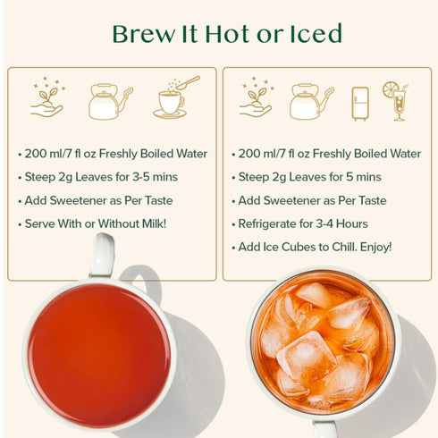 (340g/12oz) 170+ Pack VAHDAM Original English Breakfast Tea Cups | Non GMO, Gluten Free | Strong & Aromatic Loose Leaf