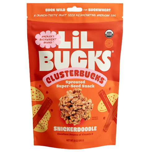 (6 (Pack 1), Clusterbucks Superfood Clusters Grain-Free, Keto-Friendly Granola with Regeneratively Grown Sprouted