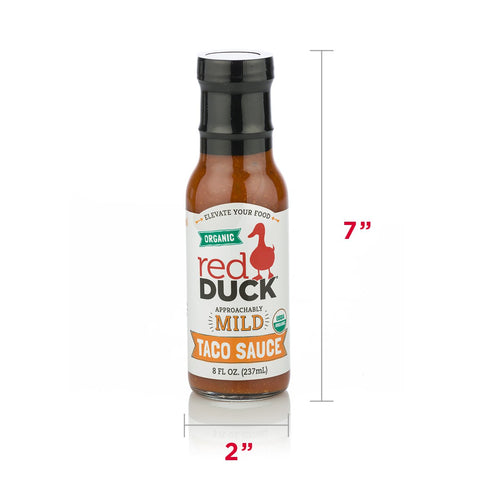 3-Sauce Set Red Duck Traditional Sampler - Organic Original Ketchup, Smoked Applewood Molasses BBQ Sauce