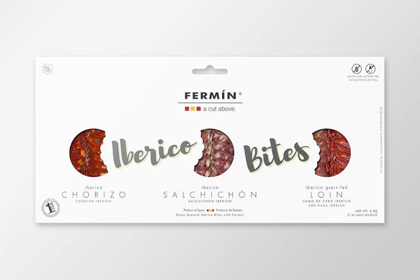 Carmen & Lola Eat Espaa! Charcuterie Sampler by Fermn (Iberico Chorizo 1 oz + Iberico Salchichon 1