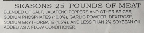 A.C. Legg Jalapeno Smoked Sausage Seasoning, 14 Ounce - with Cure
