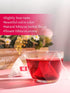 50 Count TeeLux Hibiscus Tea Bags, Natural Hibiscus Flowers Herbal Tea, Caffeine Free, Refreshing Tart Flavor, Hot