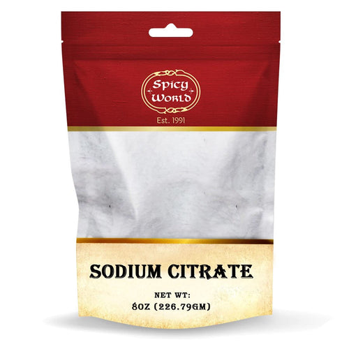 Sodium Citrate Powder 8 Ounce, Food Grade Non-GMO Emulsifier for Cheese and Molecular Gastronomy