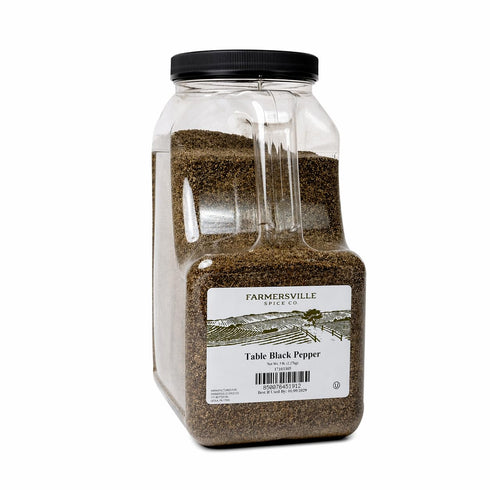 Farmersville Spice Co. Table Grind Black Pepper 28-32 Mesh, 5 lb Handle