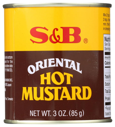 S&B 3 oz (Pack 3) Oriental Hot Mustard