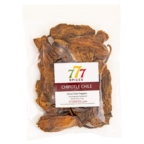 4oz Chipotle Meco Dried Whole Chile Seco Peppers, Chili Pods for Authentic Mexican Food