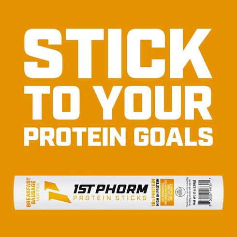1st 18g 15 Count Phorm Meat Sticks, Breakfast Sausage Protein Snacks, Protein Per Serving, Pork Sticks, Healthy Snacks