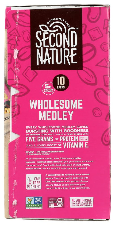 10 Pack, 15 Oz Second Nature Wholesome Medley Trail Mix