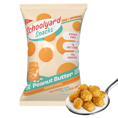 Schoolyard Snacks Keto Cereal - (Peanut Butter) |15g Protein, Low Carb, Low
