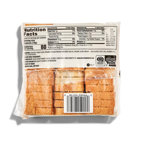 365 2.8 by Whole Foods Market, Organic Mini Toast, Ounce