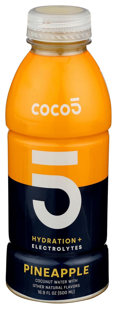 Coco5, Coconut Drink Pineapple, 16.9 Fl Oz