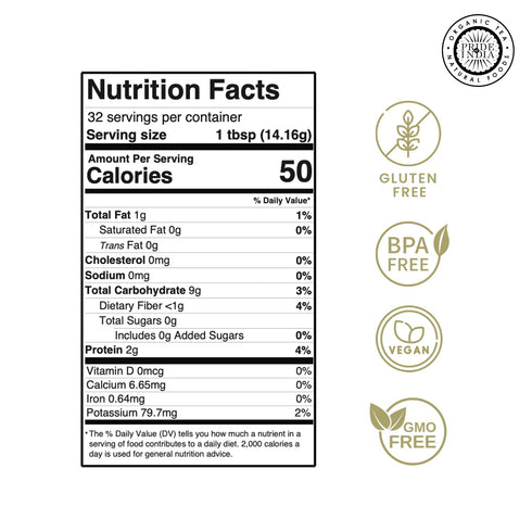 1 lbs (454 Pride of India- White Bolivian Quinoa Flour gm) Nutty Earthy Taste Freshly Milled in Small Batches | Used