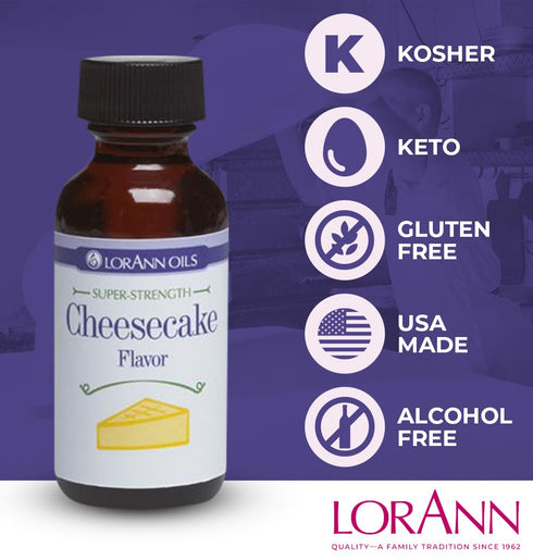 LorAnn Cheesecake SS Flavor, 4 ounce bottle