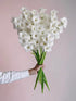 Cassiolina 10 Fresh Cut Gladiolus Flowers, Long Stem Bouquet, Stems, Sword Lily for Home Wedding Party Vase Decor