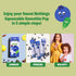 Pack 24 Sweet Nothings, Blueberry, USDA Organic Kids' Squeezable Super Fruit Smoothie Freezie Pops, Value