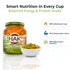 Hak 12.3oz 6 Pack Green Peas with Carrots in Glass Jar - Ready-to-Eat Mixed Vegetables with Sea Salt & Water - Canned
