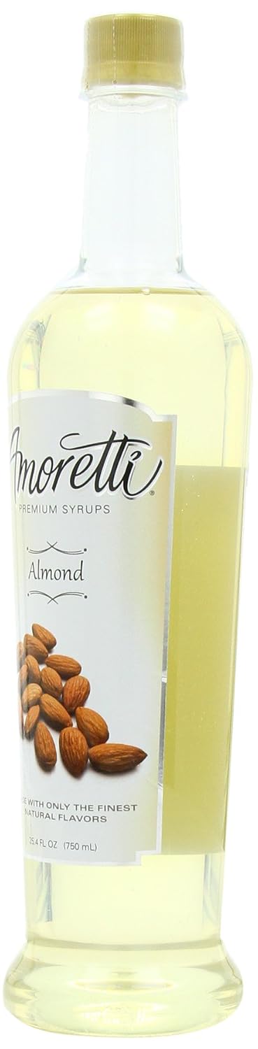 25.4 Packaging Amoretti Premium Syrup, Almond Orgeat, Ounce May Vary