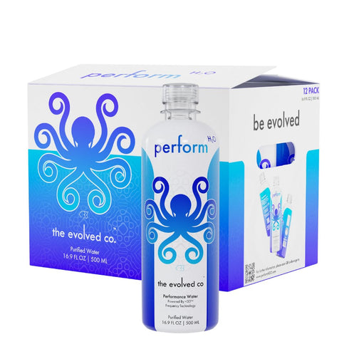 The Evolved Co.s PerformH2O Performance Water with Below 33 Frequency Technology (<33),