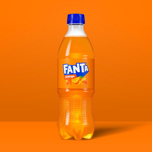 16.9 oz 6 Pack Fanta Orange Soda Soft Drink, fl Bottles