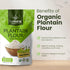 32oz LiveKuna Organic Plantain Flour - Gluten Free All Purpose Flour Alternative For Baking & Cooking Recipes - Grain