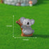 MAOMIA 5 Pcs Koala Figure Animal Toys Set, Miniature Koala Figurines for Cake Topper and Fairy Garden Decor