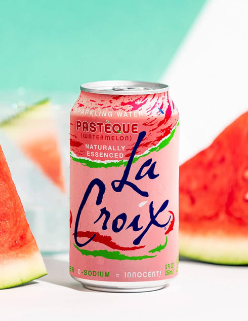 12 Pack, 12 Oz La Croix, Watermelon Sparkling Water, Fl