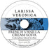 Larissa Veronica French Vanilla Cream Soda Colombian Decaf Coffee (Single Serve K-Cup Pods) (Gourmet,