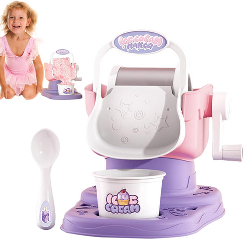 Generic frozenn Small Batch Ice Cream - Manual Dessert Creator, Soft Serve gelatoo Tool | Quick Mixing Treat Appliance