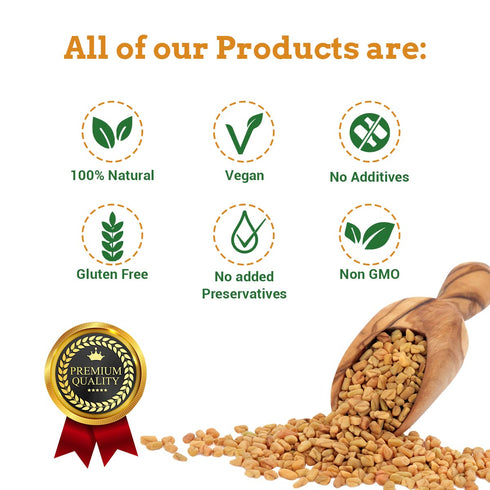 Spice Magic Whole Spices - 100% Pure, Aromatic & Natural, Gluten-Free, Non-GMO, Indian Origin (Fenugreek Seeds)