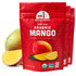 Mavuno Harvest Organic Dried Mango Snacks - Unsweetened, Gluten Free, Vegan, Non-GMO, 2 Ounce, Pack of 3