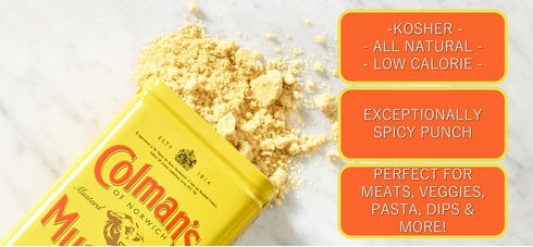 Colman's Original English Dry Mustard Powder - Imported Flavor