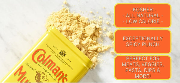 Colman's Original English Dry Mustard Powder - Imported Flavor