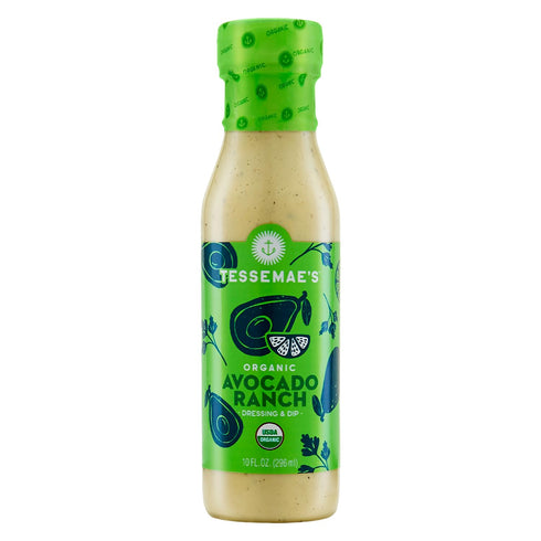 Tessemae's Organic Avocado Ranch Dressing, 10 oz