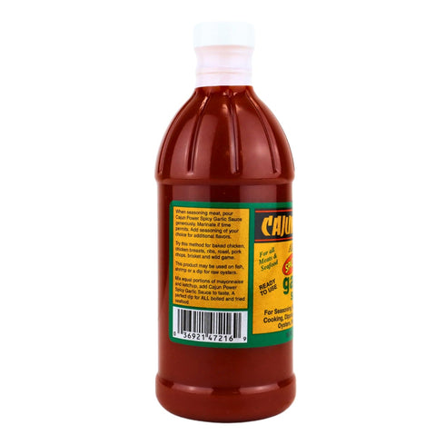 (1 Pack, 16oz) Cajun Power garlic sauce - Authentic Louisiana Flavor, Gourmet Cooking Sauce, Perfect for Cajun Recipes