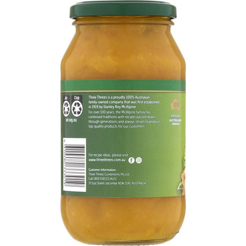 Three Threes 520g Sweet Mustard Pickles