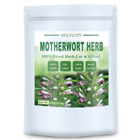 Dried Motherwort Herb, 4.0 oz (114g), Cut & Sifted, 100% Natural Motherwort